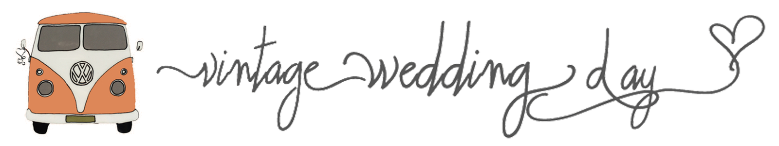 Vintage Wedding Day Logo